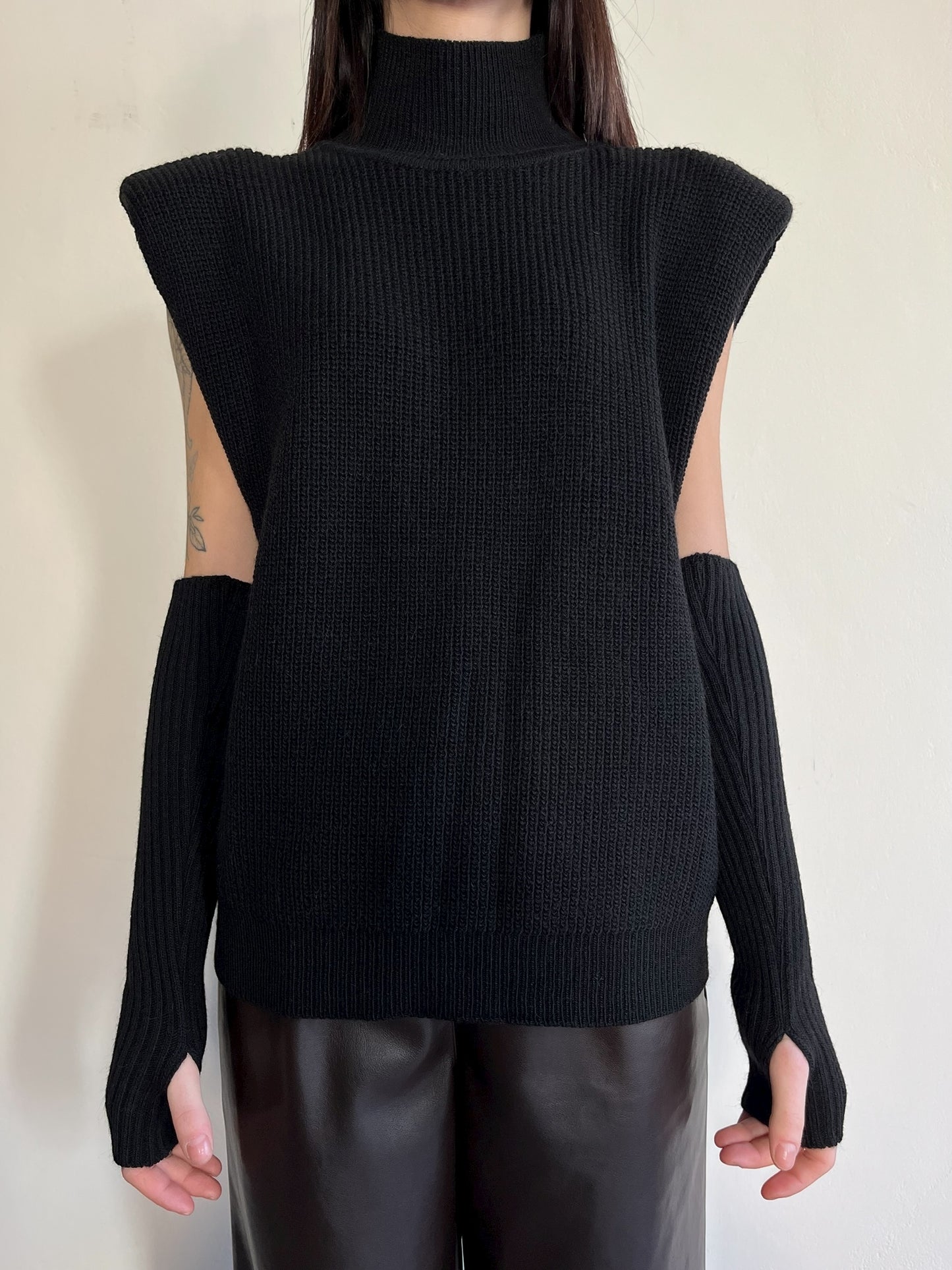 Gilet con manicotti art. 77332F VICOLO