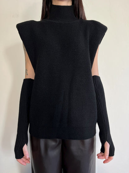 Gilet con manicotti art. 77332F VICOLO