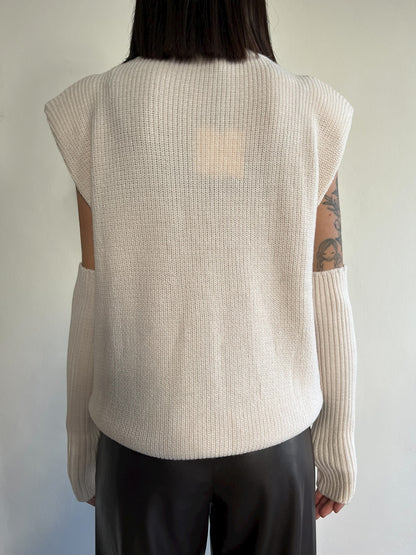 Gilet con manicotti art. 77332F VICOLO