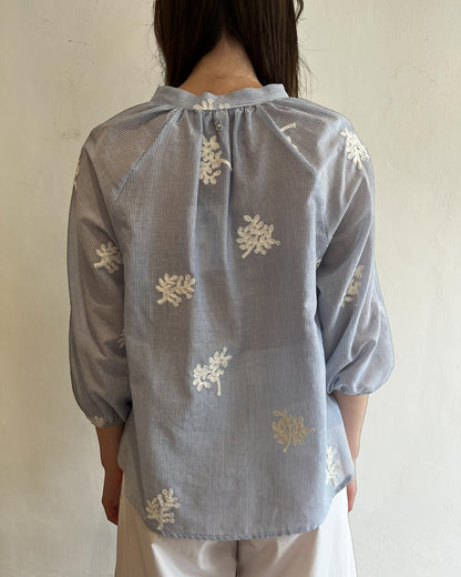 Camicia manica palloncino art.C1KEEMI000 PLEASE