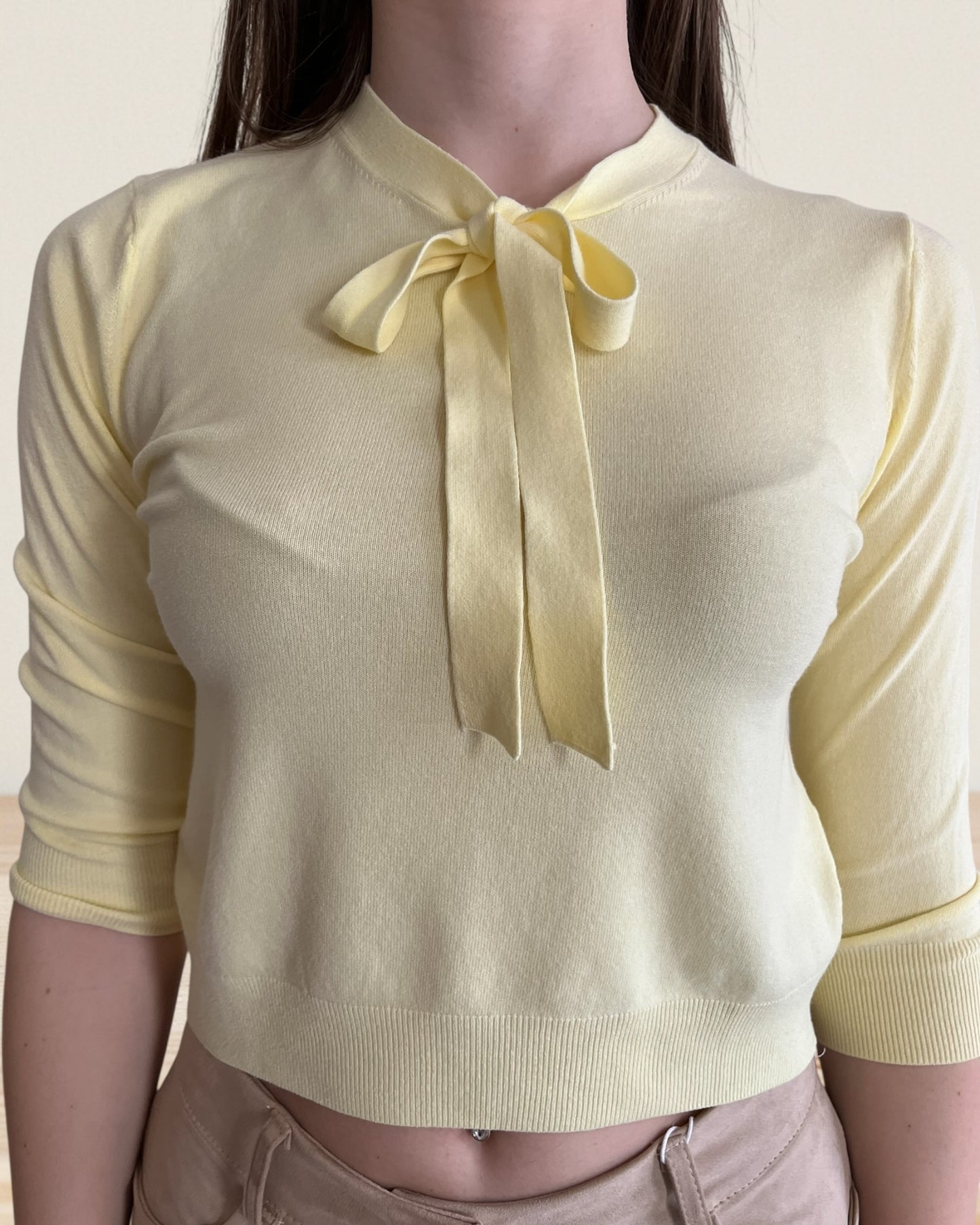 Maglia con fiocco art. 2AB2147 VICOLO