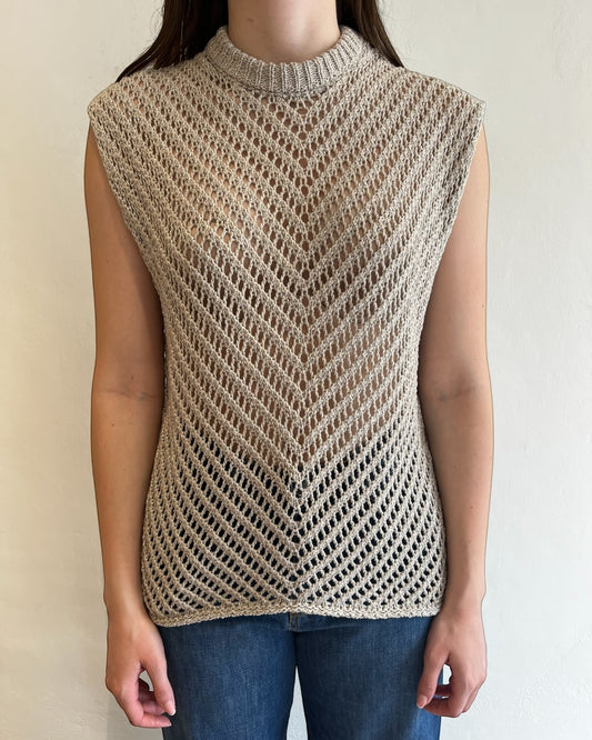 Top traforato con lurex art. SP8PA42 KING KONG