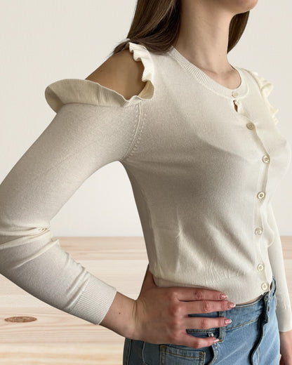 Maglia con cut out spalle art. 2AB2168 VICOLO