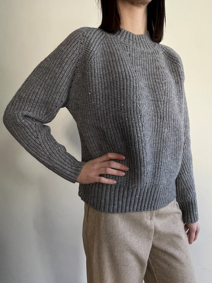 Maglia con mini paillettes art. M223Y091X DIXIE