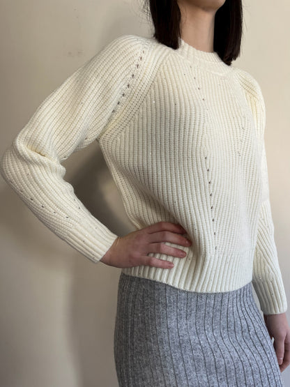 Maglia con mini paillettes art. M223Y091X DIXIE