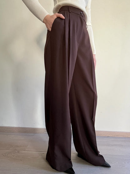 Pantalone palazzo con pences art. P1U5KICM57 IMPERIAL