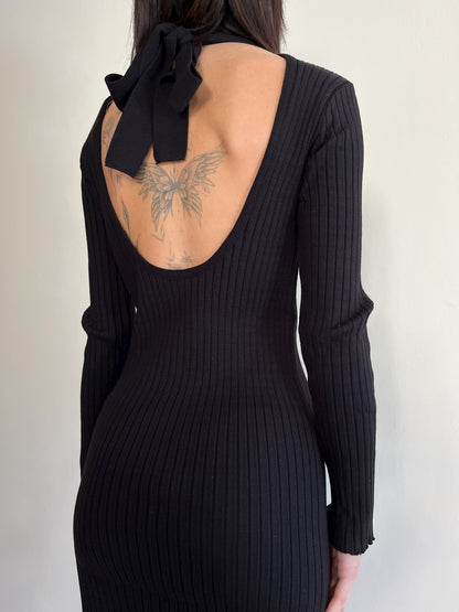 Abito con scollo posteriore art. 22217F VICOLO