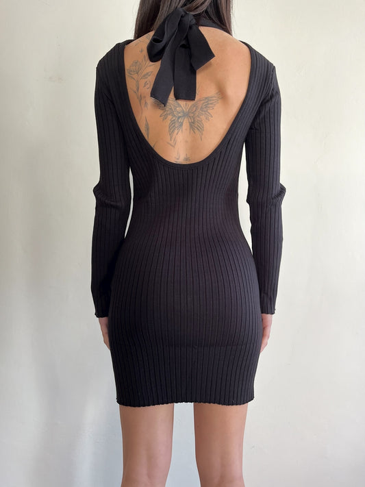 Abito con scollo posteriore art. 22217F VICOLO