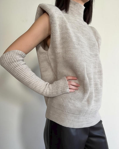 Gilet con manicotti art. 77332F VICOLO