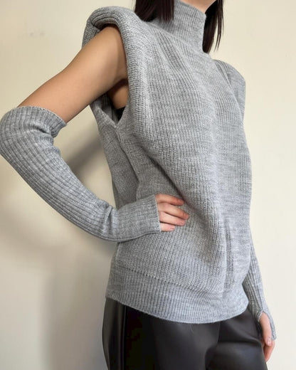 Gilet con manicotti art. 77332F VICOLO