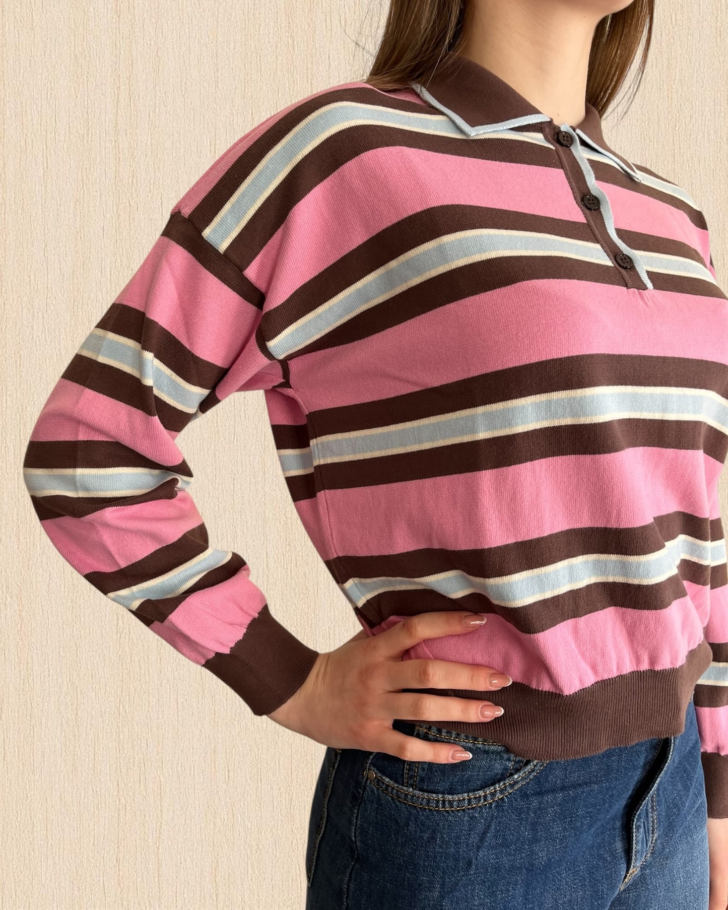 Polo righe art. 2AB2139 VICOLO