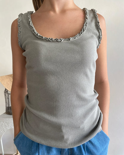 Canotta con ruches art. 720178 CHEAP&CHIC
