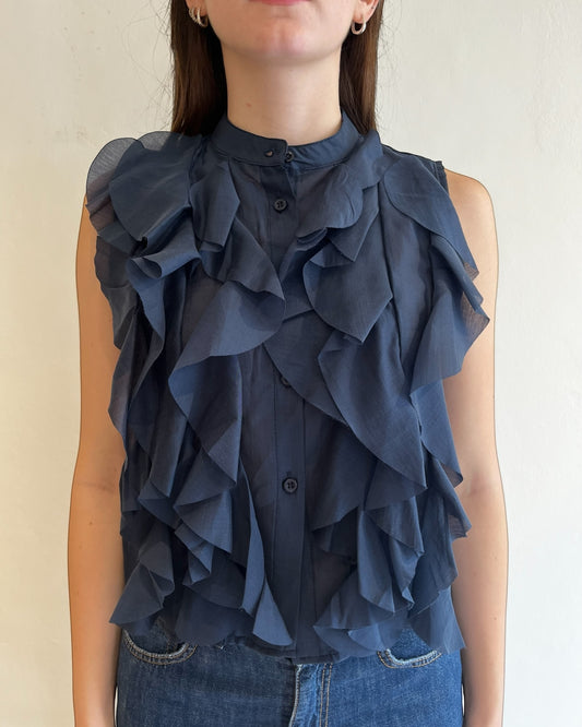 Blusa con rouches art. 27147 CHEAP&CHIC