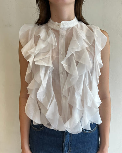 Blusa con rouches art. 27147 CHEAP&CHIC