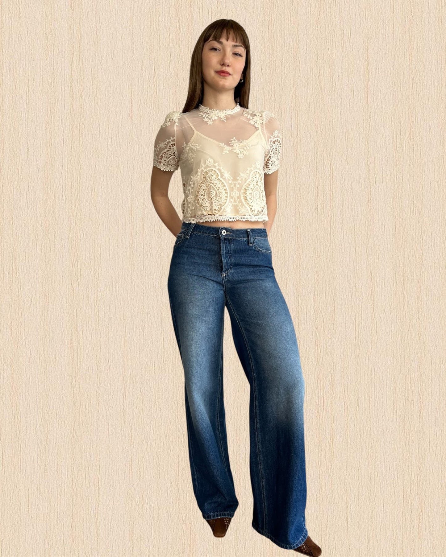 Jeans palazzo art. P3LACQZW9I PLEASE