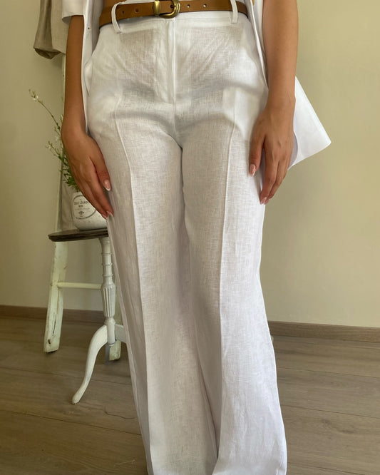 Pantalone palazzo con cintura art. 25P7724 TENSIONE IN