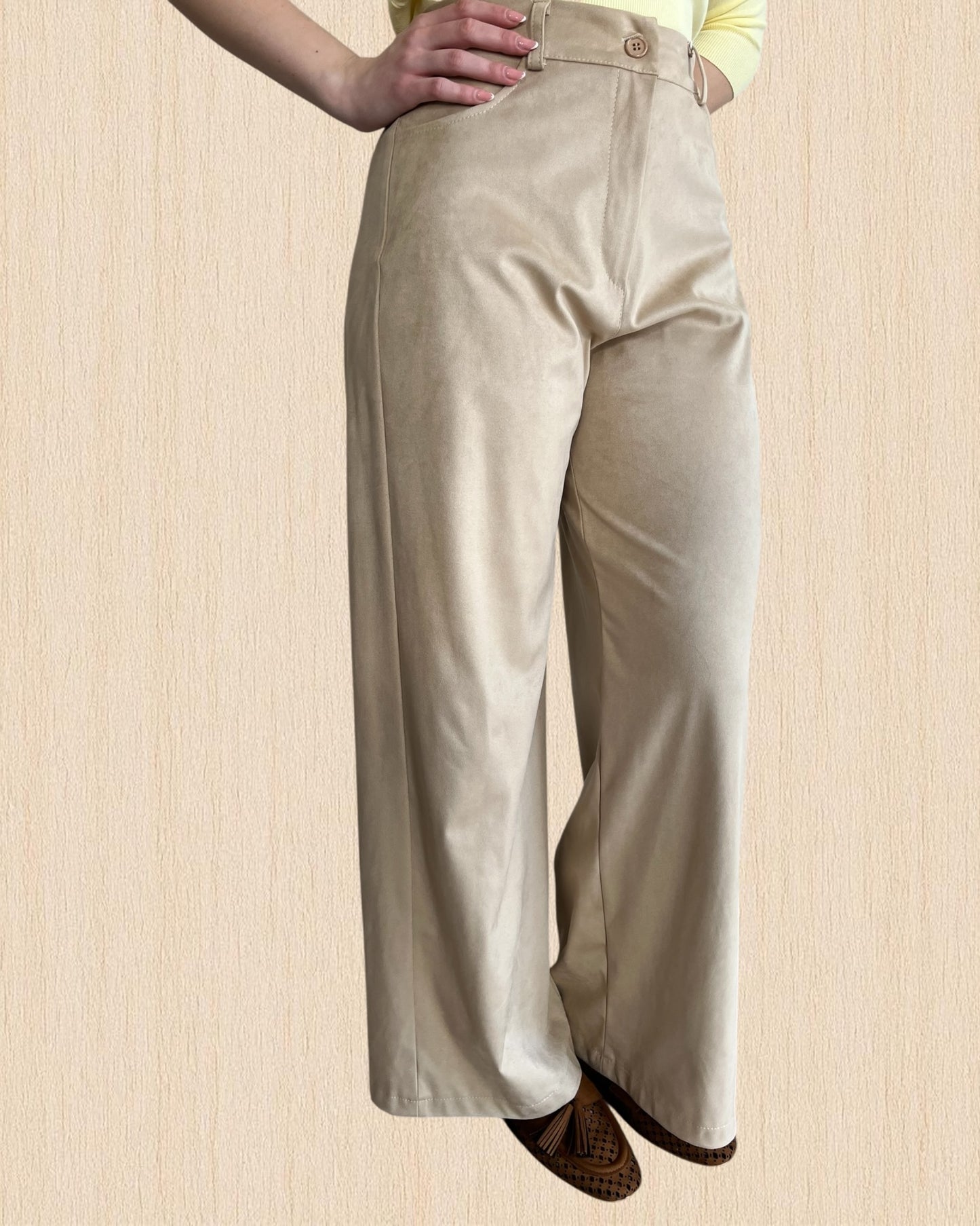 Pantalone palazzo scamosciati art. 126029L MOTEL