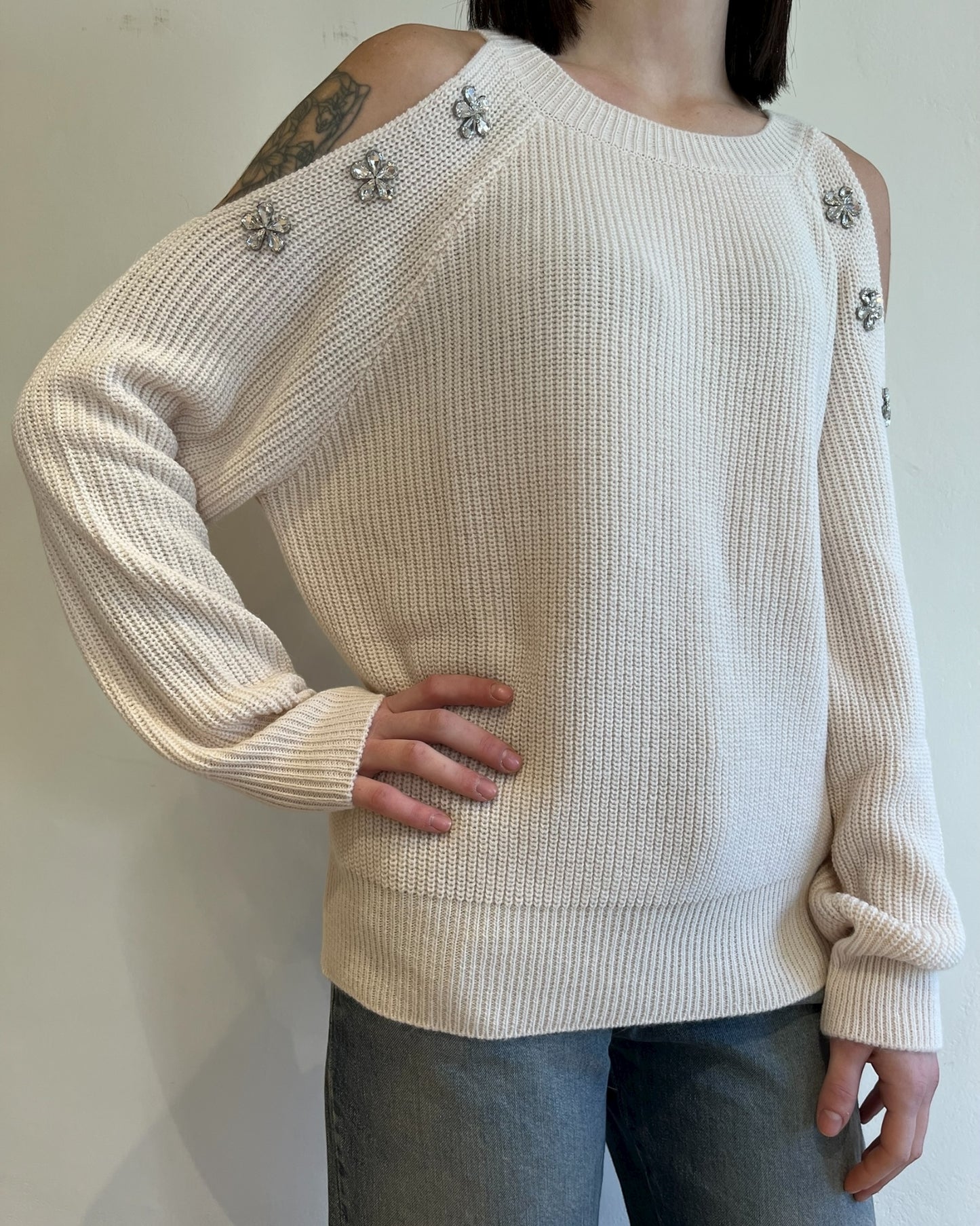 Maglia cut out spalle e cabocon art. 25A927 MOTEL