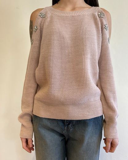 Maglia cut out spalle e cabocon art. 25A927 MOTEL