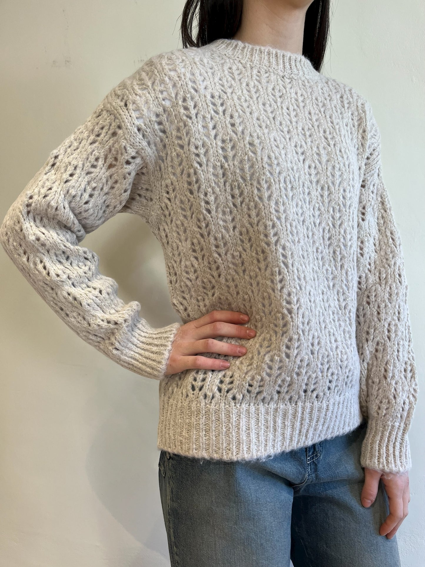 Maglia traforata con lurex art. 251311379 MOTEL