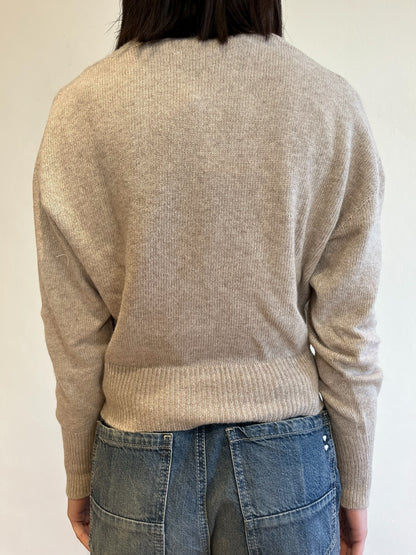 Cardigan crop scollo V art. 77282F VICOLO