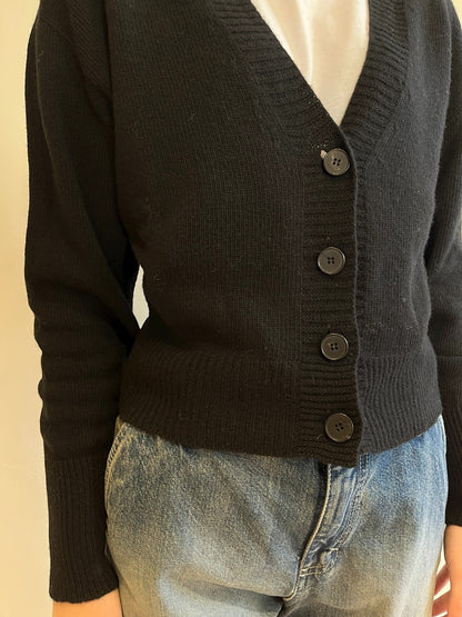 Cardigan crop scollo V art. 77282F VICOLO