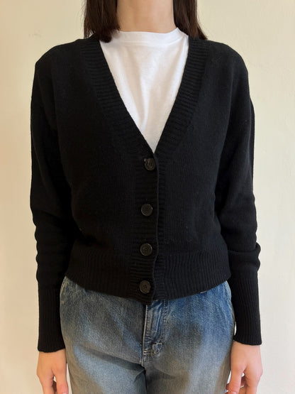 Cardigan crop scollo V art. 77282F VICOLO