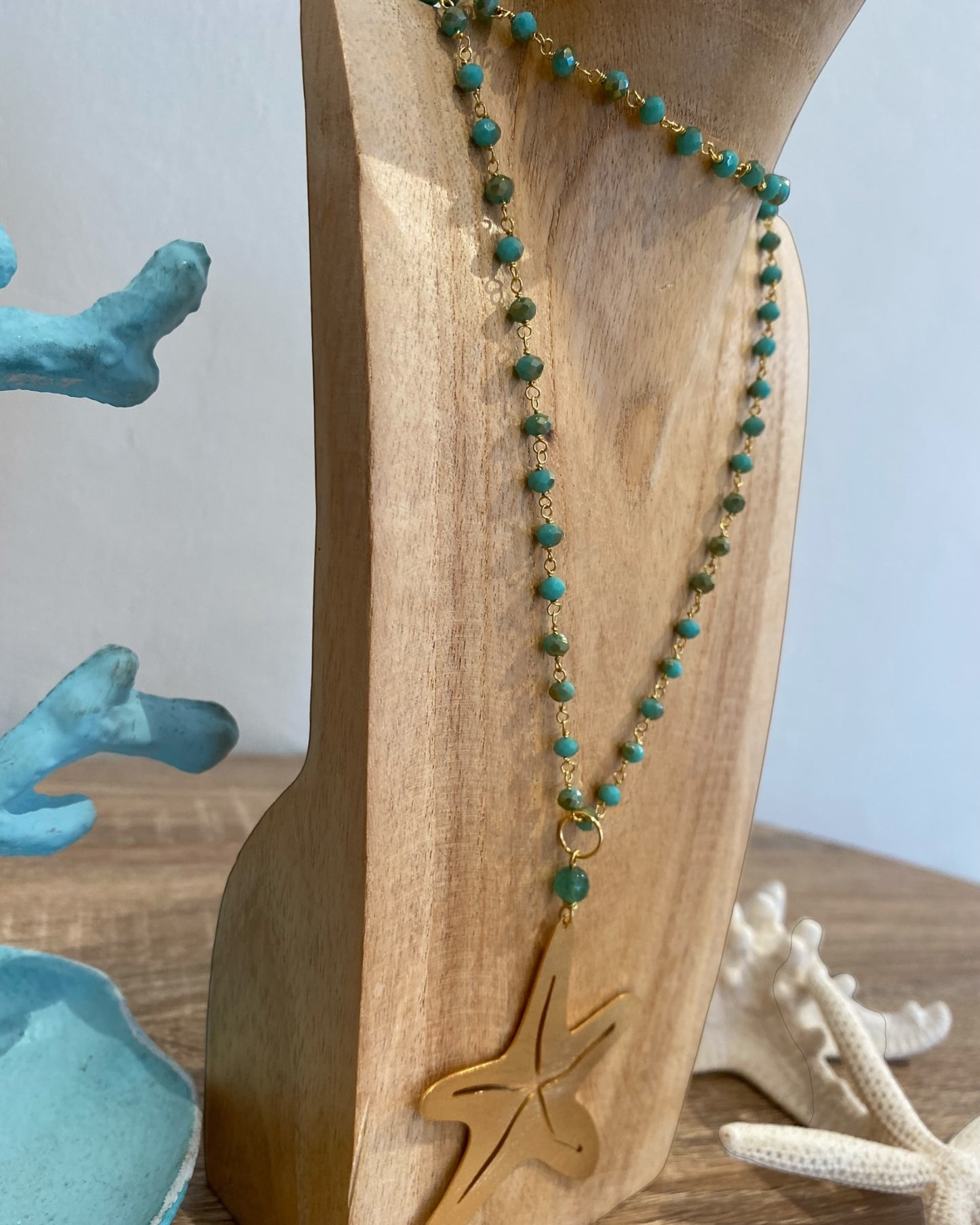 Collana lunga STELLA MARINA dí BARBARA BURGIO