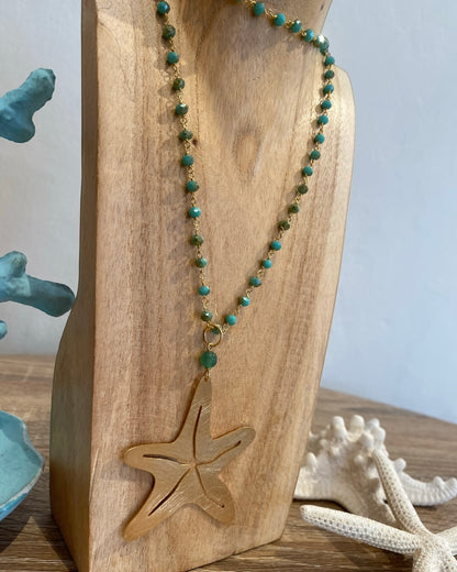 Collana lunga STELLA MARINA dí BARBARA BURGIO
