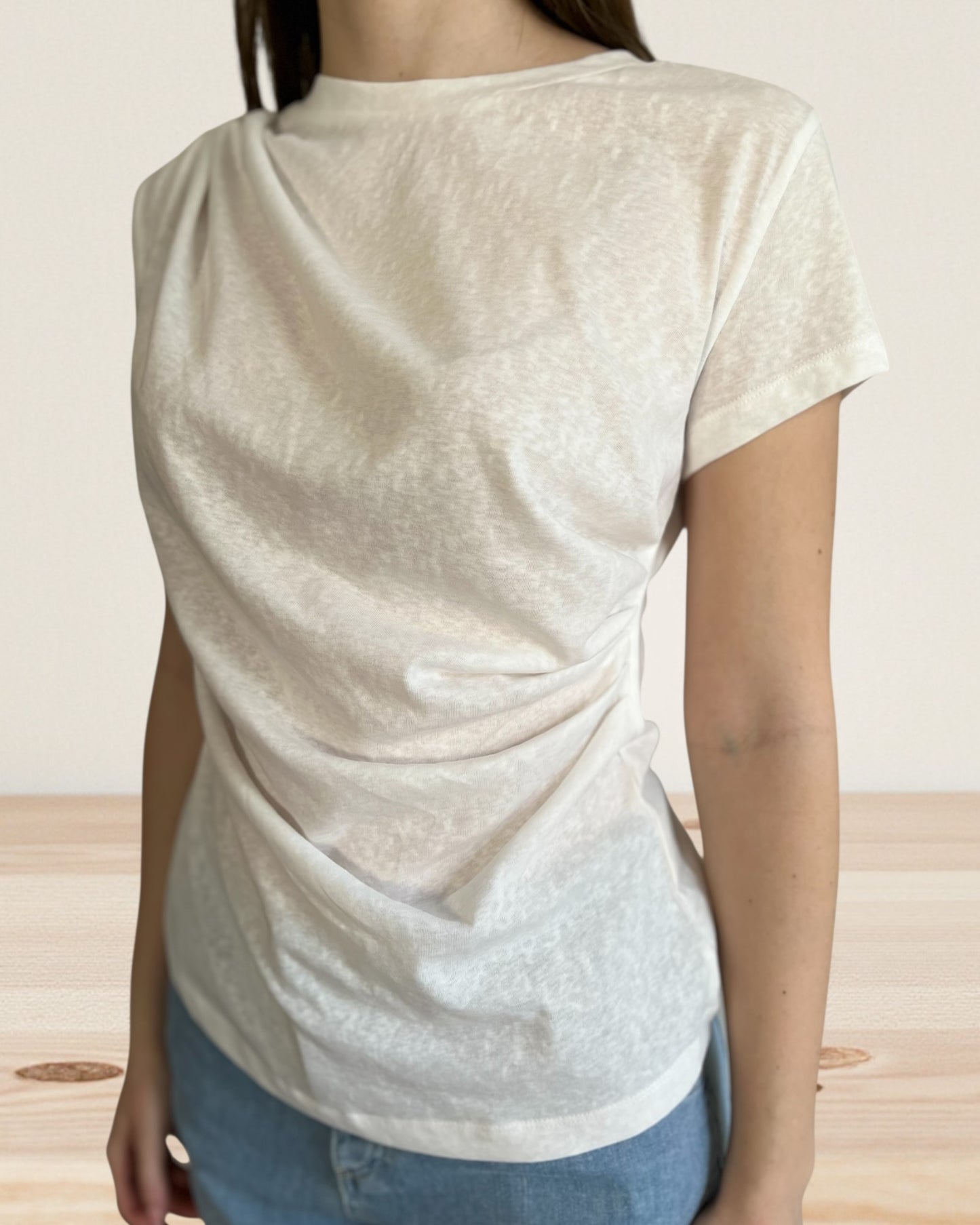 T-shirt con arricciatura art. IRALINE ARTLOVE