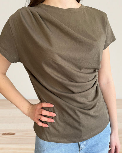 T-shirt con arricciatura art. IRALINE ARTLOVE