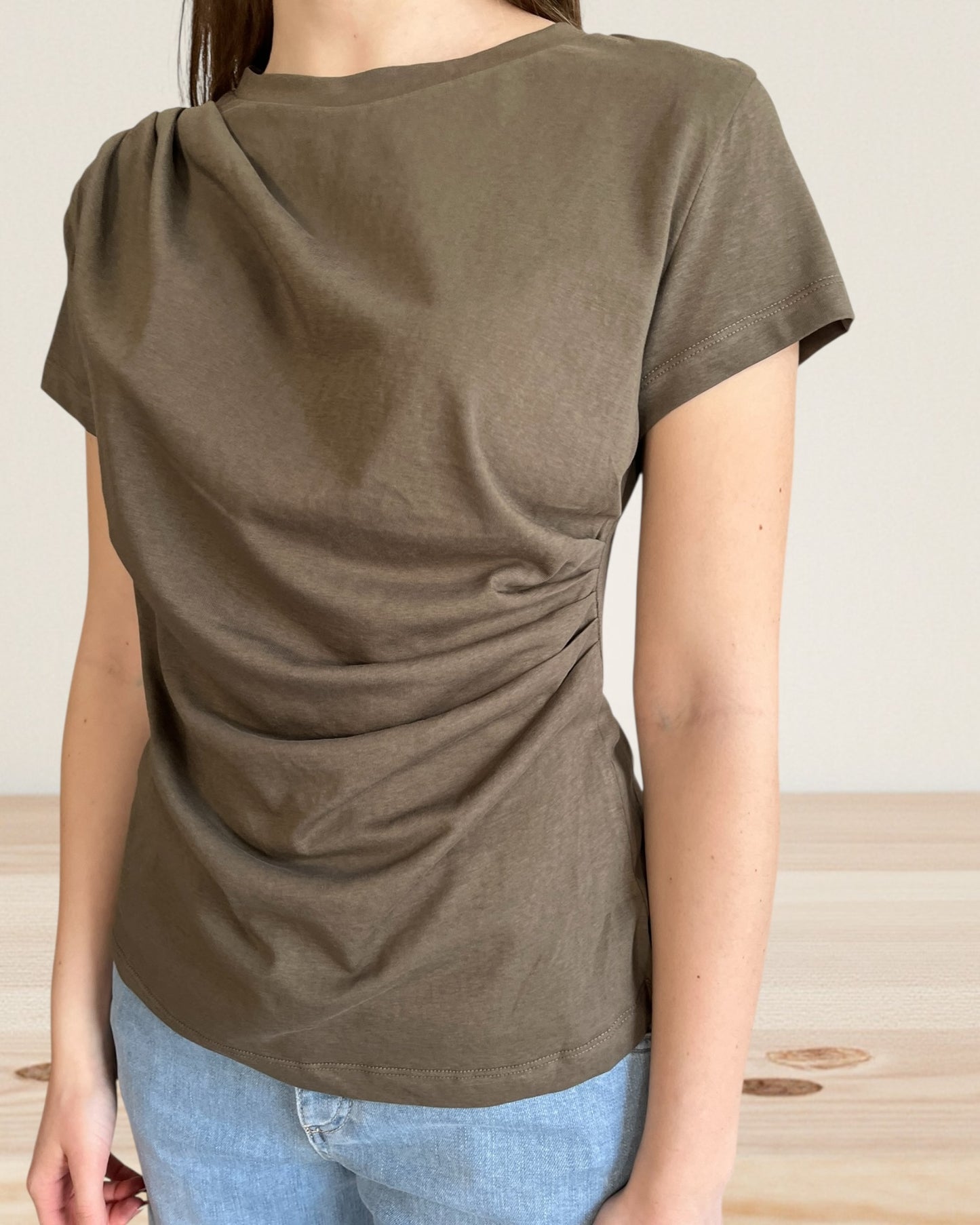 T-shirt con arricciatura art. IRALINE ARTLOVE