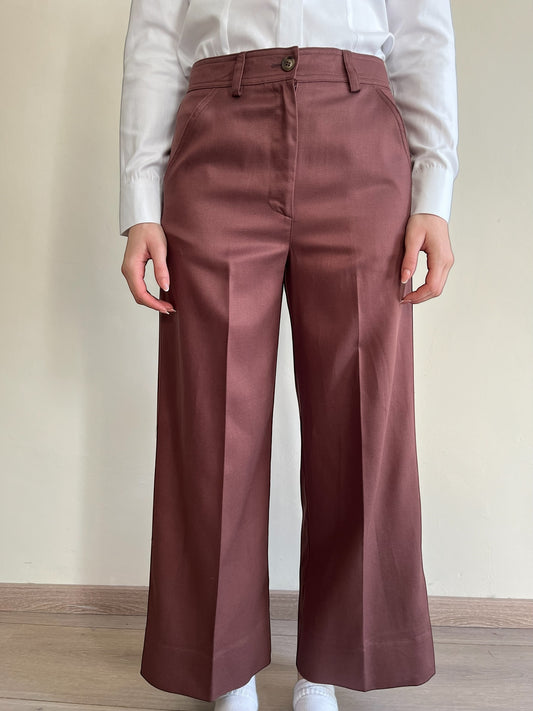 Pantalone cropped in twill art. S31XBF PENDIENTE SANDRO FERRONE