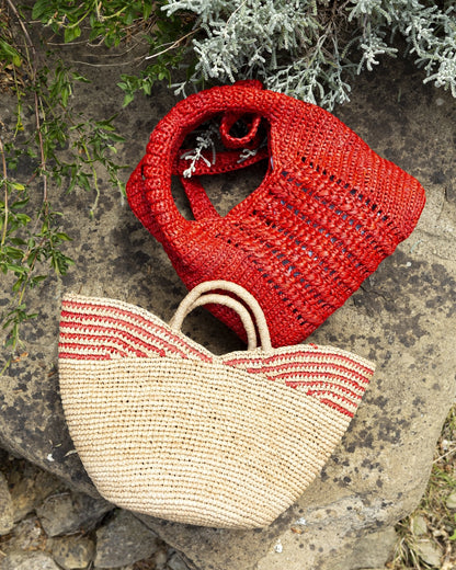 Borsa a mano in rafia con tracolla JADE LIMAIA