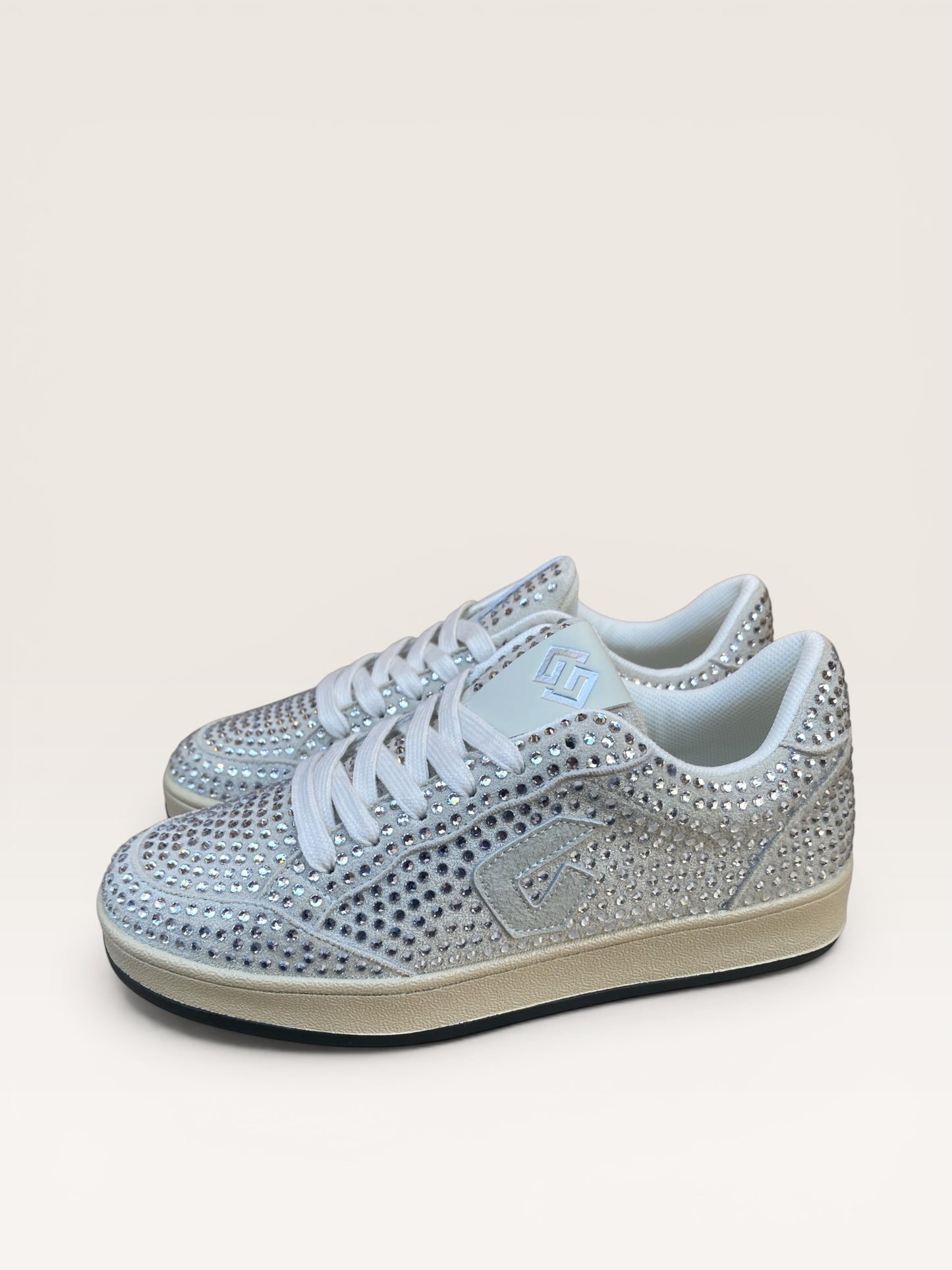 Sneakers con brillantini art. GB1062 GOLD&GOLD