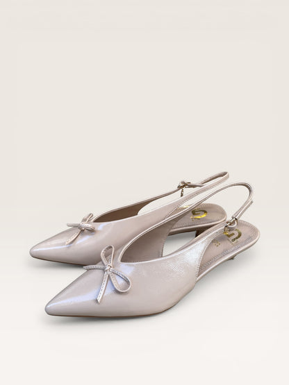 Slingback con fiocco art. GU350 GOLD&GOLD