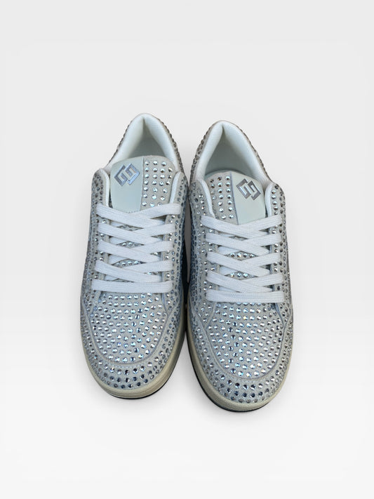 Sneakers con brillantini art. GB1062 GOLD&GOLD