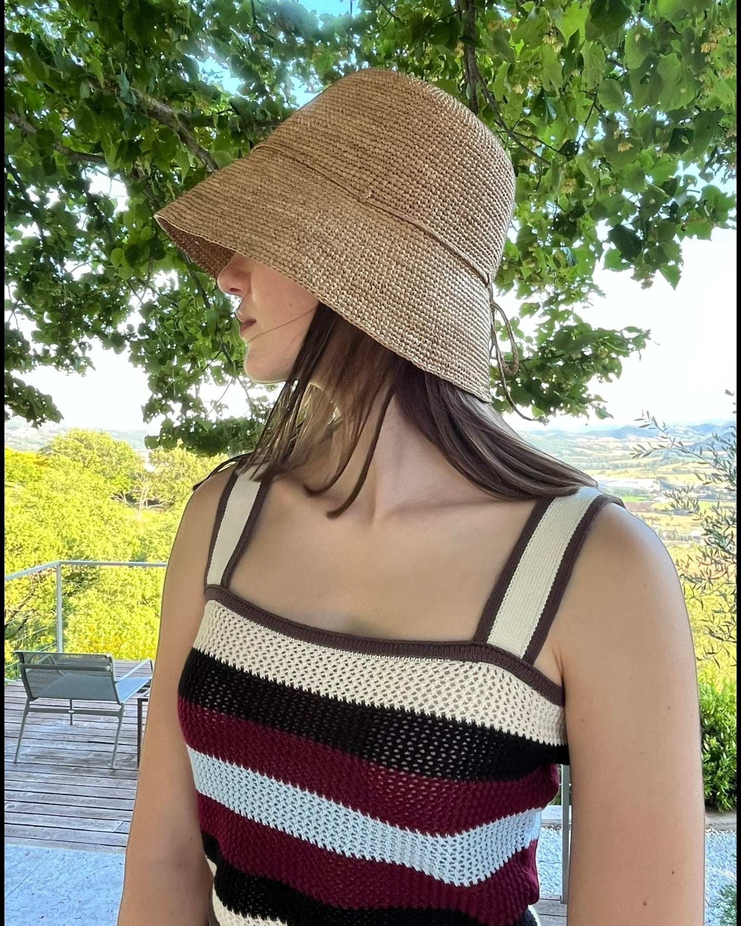 Top righe multicolor art. 7AB7096 VICOLO
