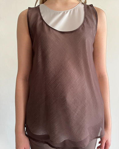Canotta doppia in tencel art. S7XBF MEJOR Sandro FERRONE