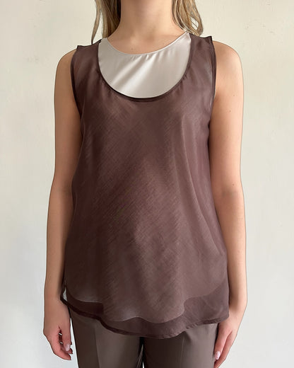 Canotta doppia in tencel art. S7XBF MEJOR Sandro FERRONE