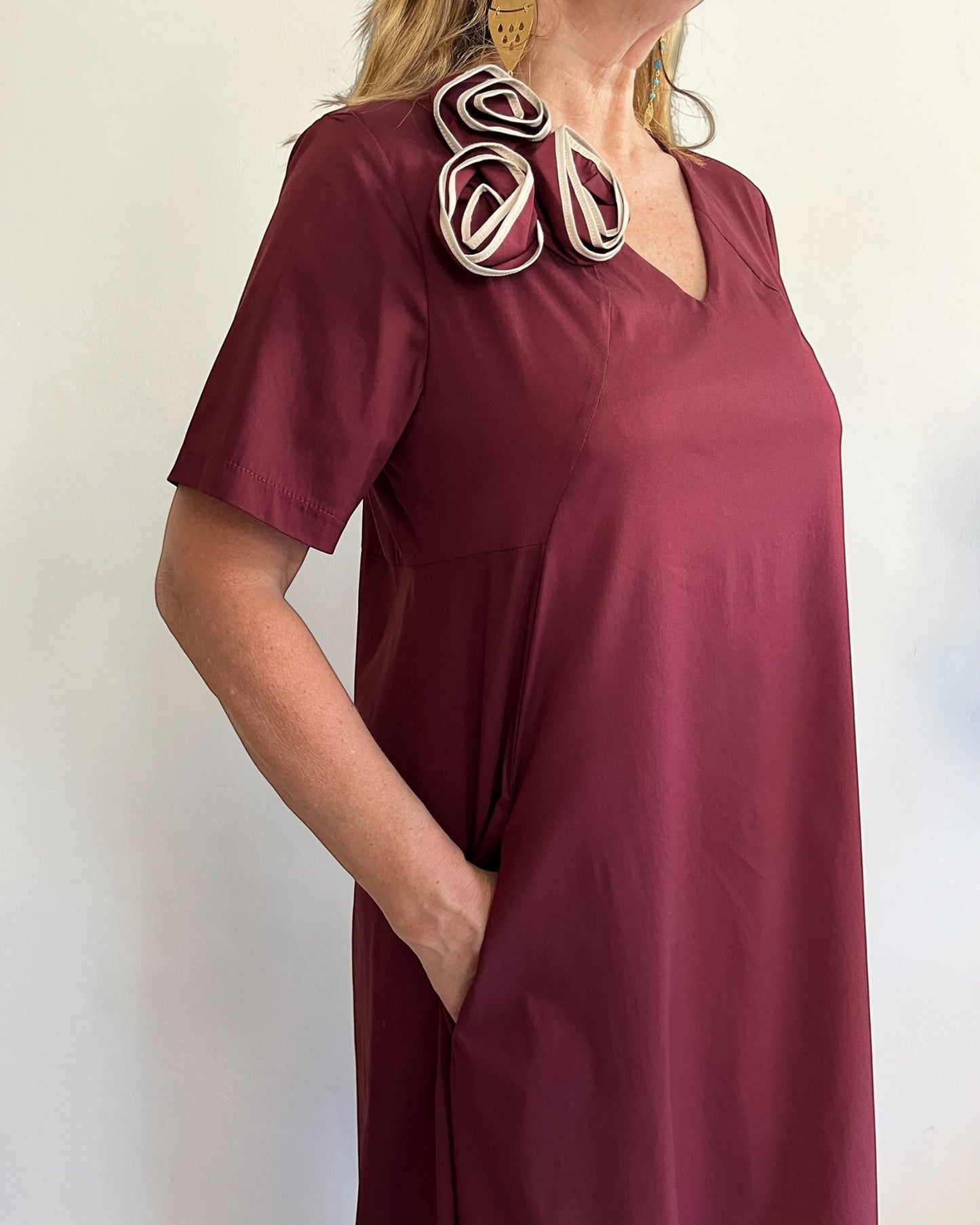 Abito midi con fiori art. SVELATO BARBARA B.