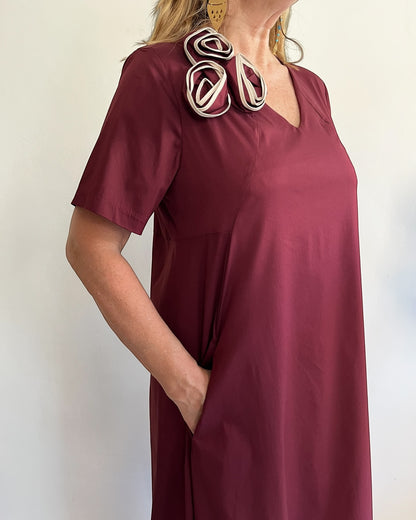 Abito midi con fiori art. SVELATO BARBARA B.