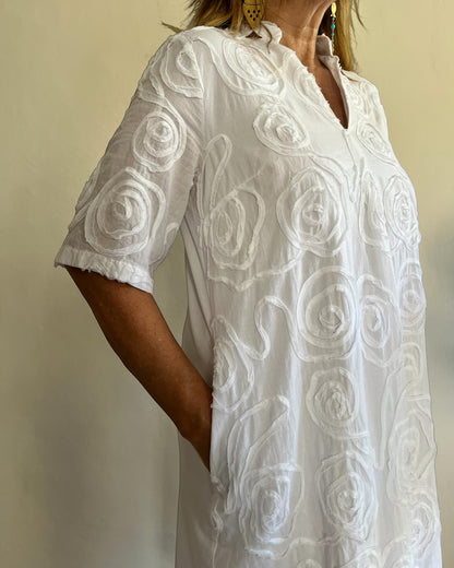 Abito con lavorazione jacquard art.26-325 VLT’S by Valentina’s