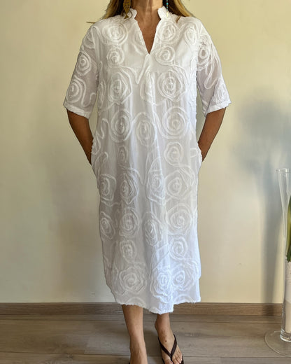 Abito con lavorazione jacquard art.26-325 VLT’S by Valentina’s