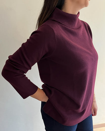 Maglia con scollo a vulcano art. 255W1303 ANIS WHITE