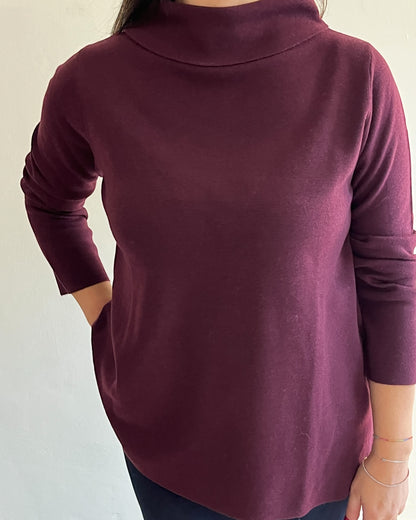 Maglia con scollo a vulcano art. 255W1303 ANIS WHITE