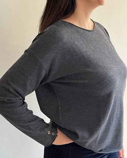 Maglia girocollo art. 255W1171 art. ANIS WHITE