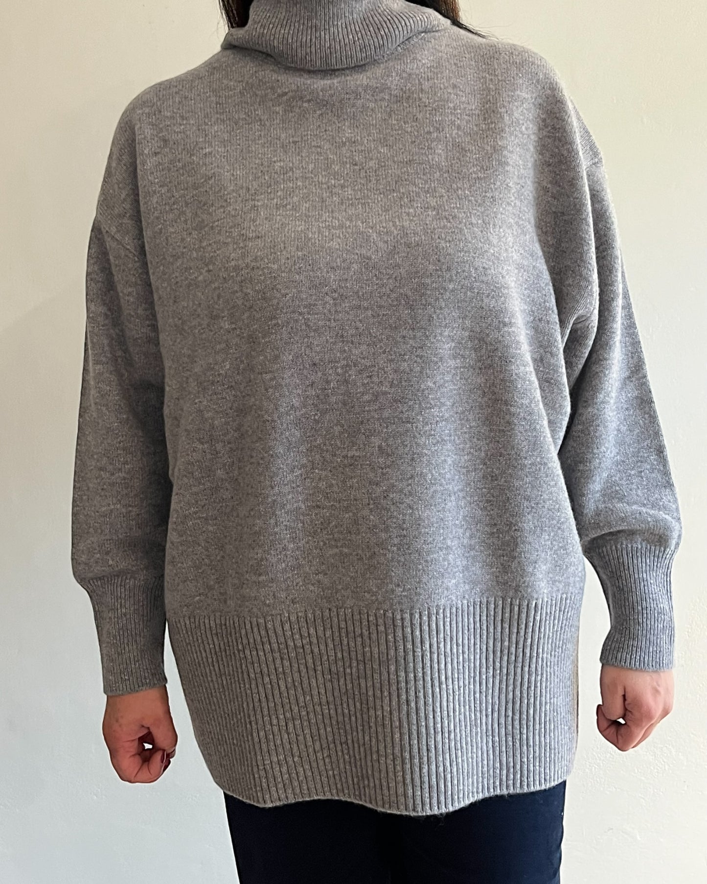 Maglia over collo alto art. WL773AI25 TENSIONE IN