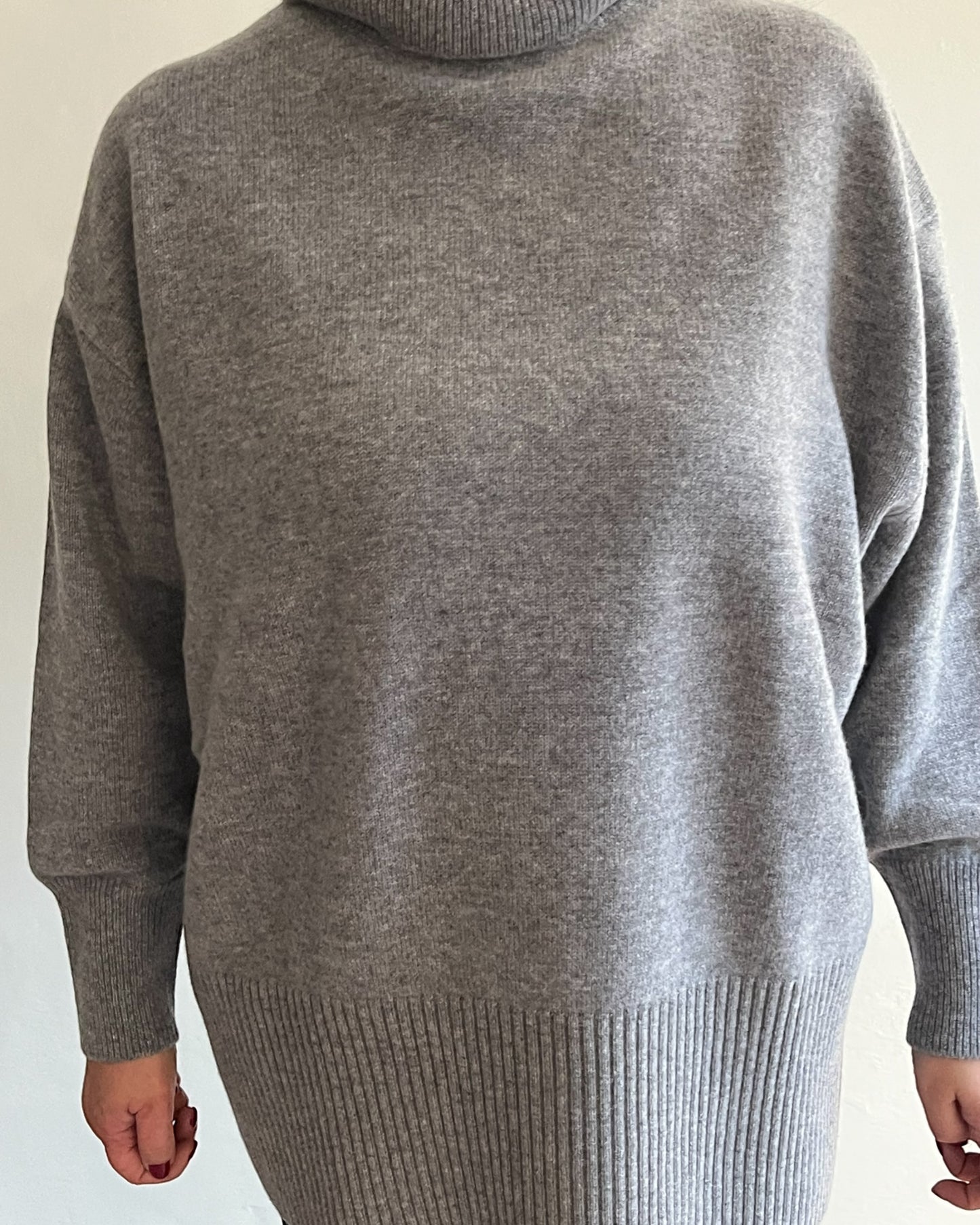 Maglia over collo alto art. WL773AI25 TENSIONE IN