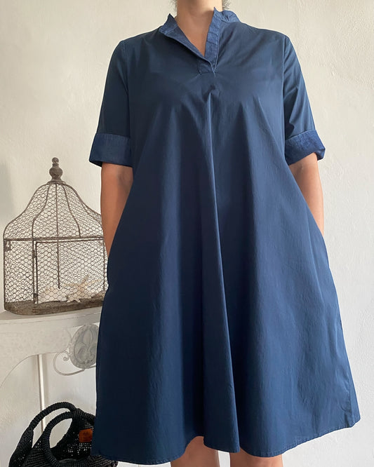 Abito con rifiniture Denim art. 91294C CHIARA D’ALBA